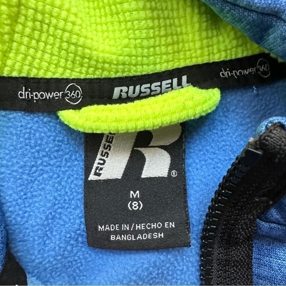 ⭐️ 5 for $25 RUSSELL Kids’ Blue & Black Hooded Jacket Matching Pants 6-7 Yr - Picture 4 of 9